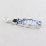 925 Starling Silver Dendritic Opal Pendant