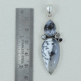 925 Silver Dendritic Opal Pendant