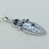 925 Silver Dendritic Opal Pendant