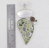 925 Silver Rainforest Jasper Pendants