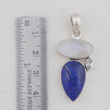 925 Silver Rainbow Moonstone Pendant