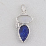 Rainbow Moonstone 925 Sterling Silver Pendant