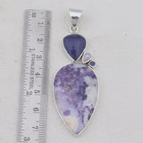 Rain Forest Jasper Silver Pendant