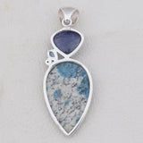 Rain Forest Jasper Silver Pendant