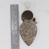 925 Staling Silver Utah Agate Pendant