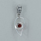 925 Silver Natural Ruby Pendant