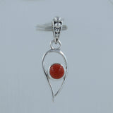 925 Silver Natural Ruby Pendant