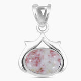 925 Sterling Silver Thulite Pendant