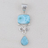 925 Silver Rainbow Moonstone Pendant