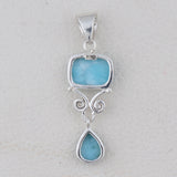 925 Silver Rainbow Moonstone Pendant