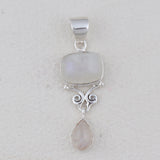 Tanzanite Gemstone Pendant 925 Sterling Silver