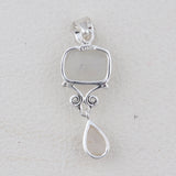 925 Silver Rainbow Moonstone Pendant