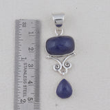 Tanzanite Gemstone Pendant 925 Sterling Silver