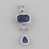 Tanzanite Gemstone Pendant 925 Sterling Silver