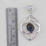 Labradorite Gemstone 925 Sterling Silver Pendant