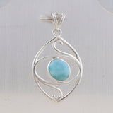 Labradorite Gemstone 925 Sterling Silver Pendant