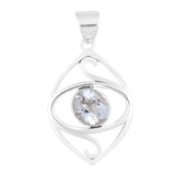 Labradorite Gemstone 925 Sterling Silver Pendant