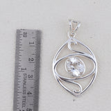 Labradorite Gemstone 925 Sterling Silver Pendant