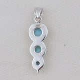 925 Starling Silver Spectrolite Pendant