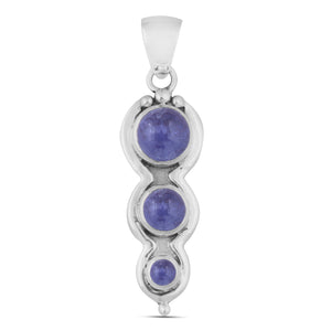 925 Sterling Silver Spectrolite Pendant