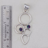 Blue Topaz 925 Silver Pendant