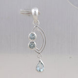 Rainbow Moonstone Silver Pendants
