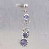 925 Sterling Silver Tanzanite Pendant