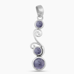 925 Sterling Silver Tanzanite Pendant