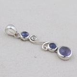 925 Sterling Silver Tanzanite Pendant