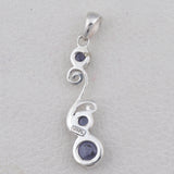 925 Sterling Silver Tanzanite Pendant