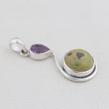 Tasmanian Serpentine Silver Pendants