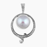 925 Sterling Silver Natural Meteorite Pendant