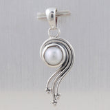 925 Starling Silver Natural Pearl Pendant