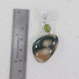 925 Starling Silver Ocean Jasper Pendant