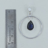 925 Sterling Silver Spectrolite Pendant