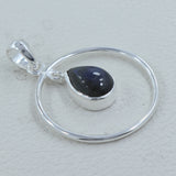 925 Sterling Silver Spectrolite Pendant