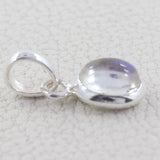 Rainbow Moonstone 925 Sterling Silver Pendant