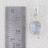 Rainbow Moonstone 925 Sterling Silver Pendant