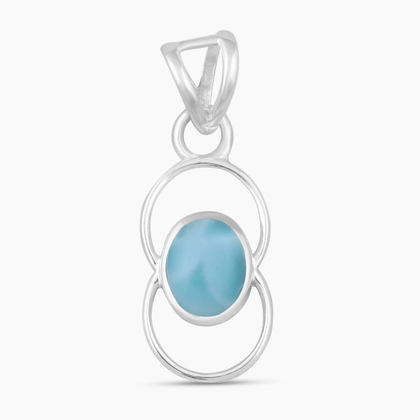 925 Sterling Silver Larimar Pendants