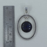 925 Sterling Silver Spectrolite Pendant