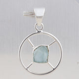 925 Sterling Silver Apatite Pendant