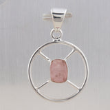 Apatite Gemstone Pendant in 925 Sterling Silver