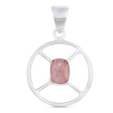 Apatite Gemstone Pendant in 925 Sterling Silver