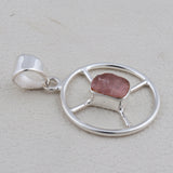 Apatite Gemstone Pendant in 925 Sterling Silver