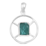 925 Sterling Silver Apatite Pendant