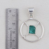 925 Sterling Silver Apatite Pendant