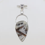 925 Starling Silver Astrophyllite Pendant