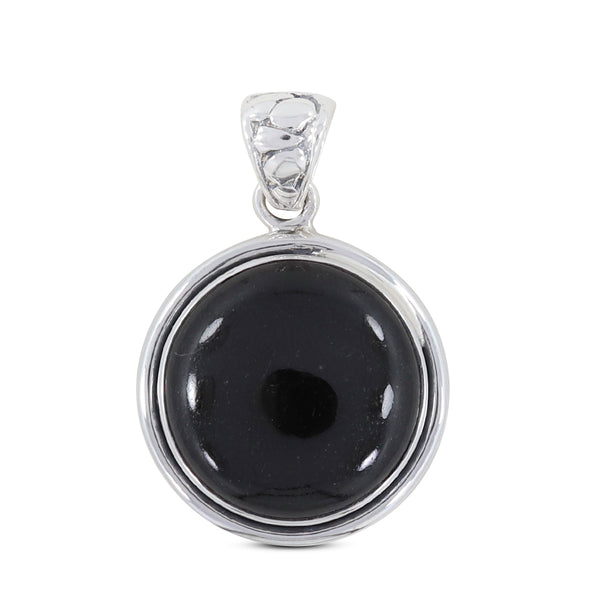 925 Sterling Silver Black Onyx Pendant