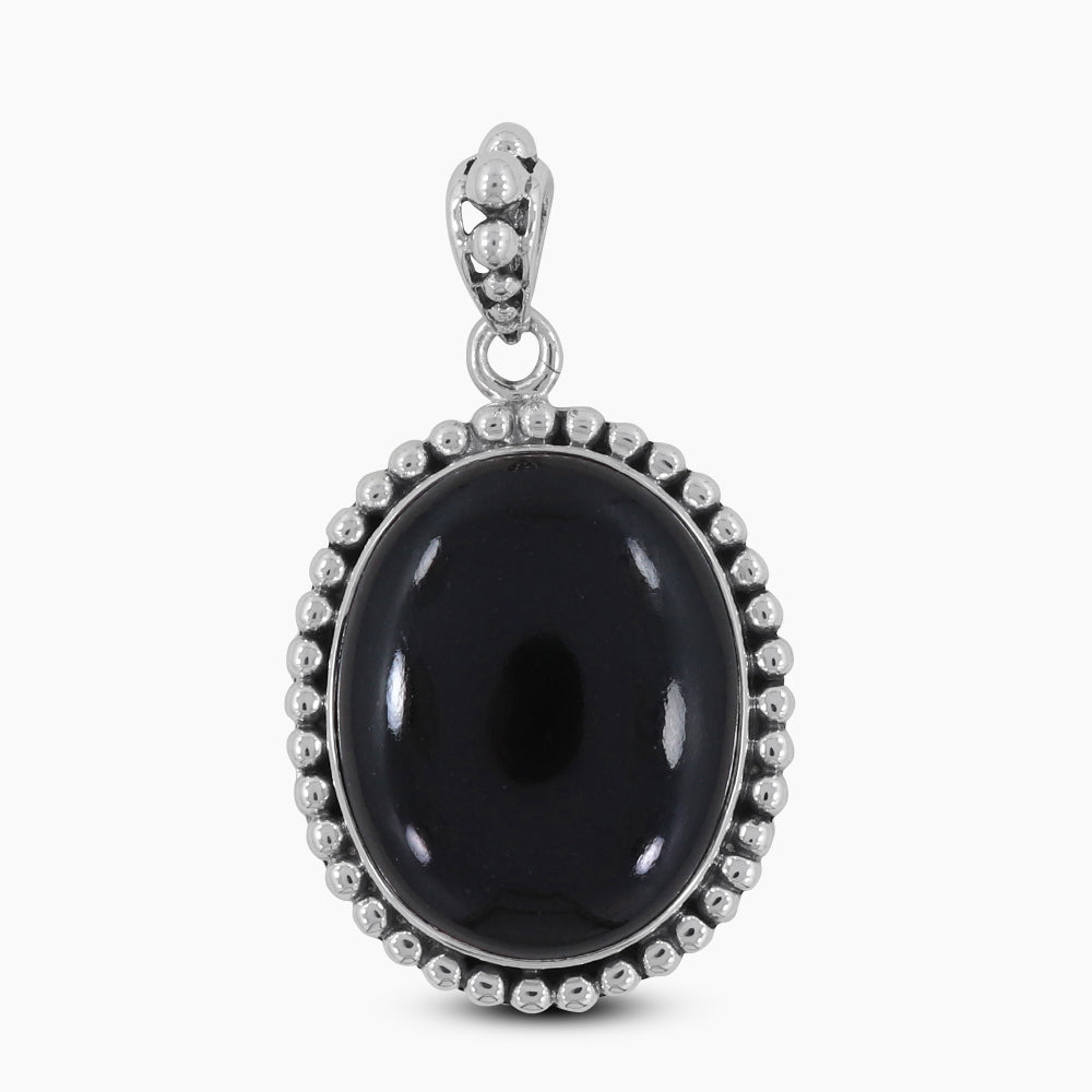 925 Sterling Silver Black Onyx Pendants
