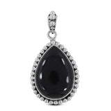 925 Sterling Silver Black Onyx Pendant